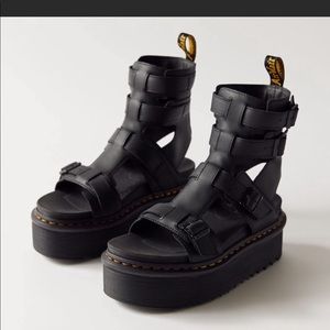 Dr Martens Giovanni Leather Gladiator Sandals Sz 9